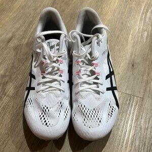 Asics White and Black Athletic Sneakers